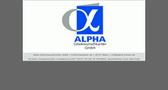 Desktop Screenshot of alpha-karten.de